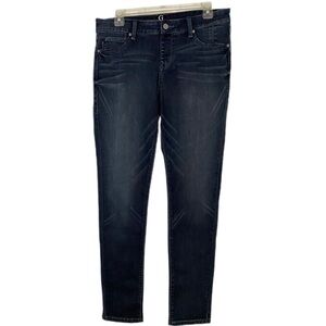 G by Giuliana Pull On Skinny Jeans in Classic Blue 3 Pocket Stretch Size Medium